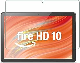 For Fire HD10 2023 10-inch Glass Film Fire HD 10 2023 LCD Protective Tempered Glass Film [Jinmdz] Made in Japan Material Asahi Glass, 9H Hardness, High Transmittance, Shockproof, Dustproof, Shatterproof, Anti-Fingerprint, Clear Screen, High Definition, Ea