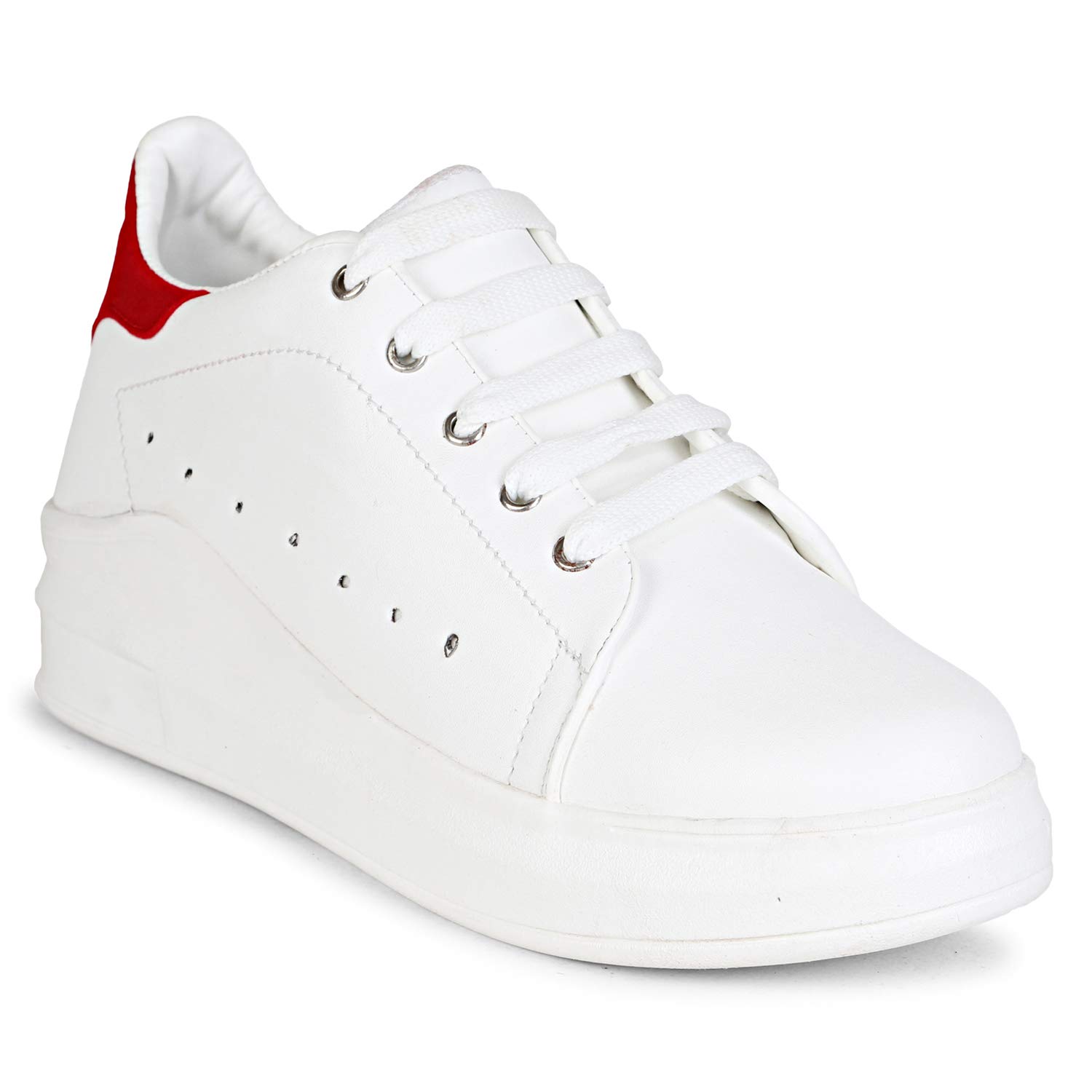 PREKANZO Stylish White Comfortable Sneakers Shoes for Women (B08WKGNP9S) Amazon Price History, Amazon Price Tracker