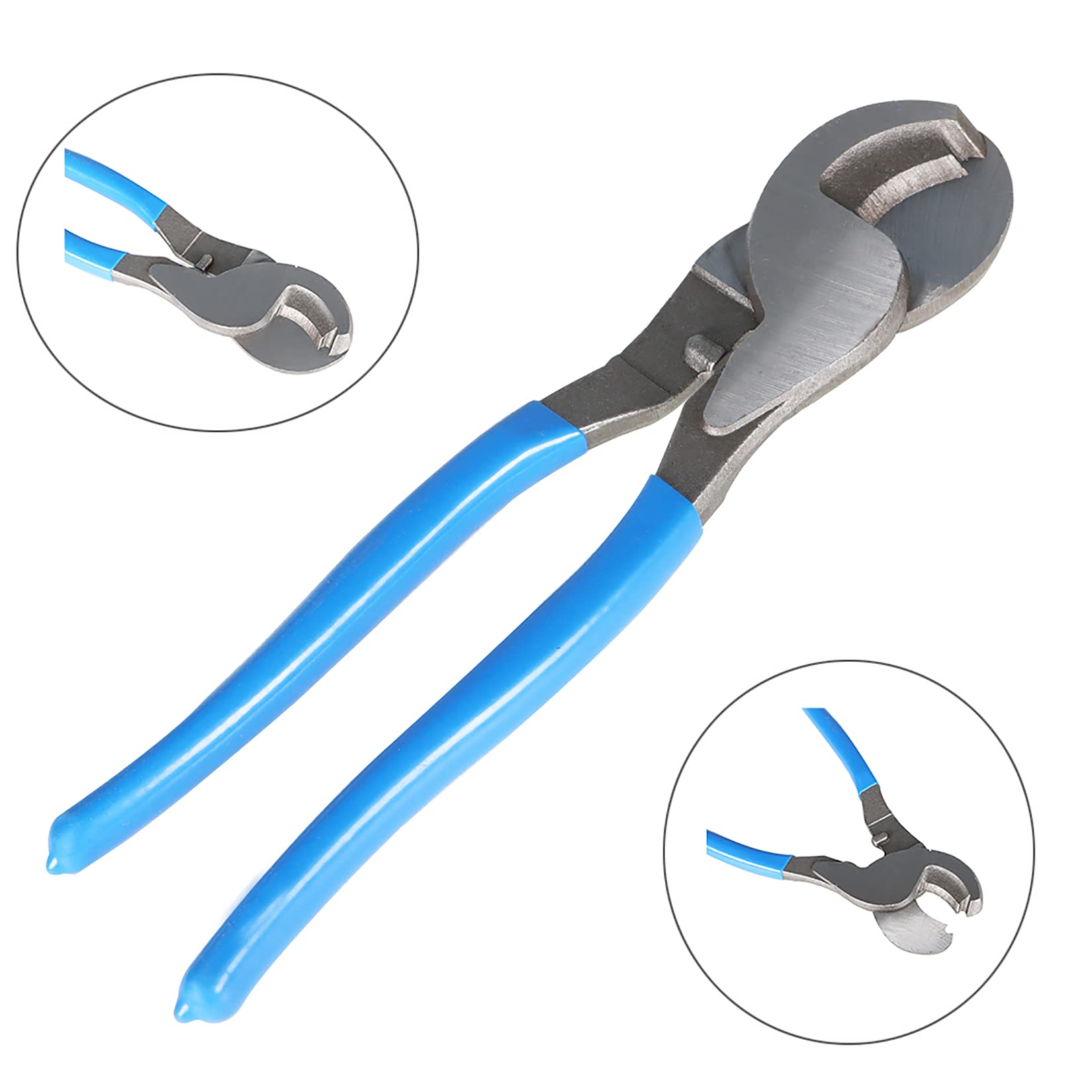 findmall 6-50mm² Herramienta crimpadora de cable de batería con cortador de cable para cable de 10, 8, 6, 4, 2 y 1/0 AWG cable de alambre de crimpado de corte y crimpador