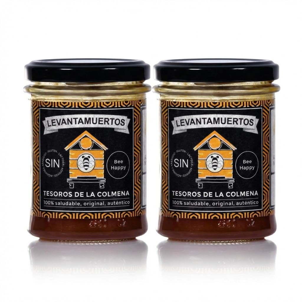 Levantamuertos Natural - Energia contra el Cansancio y Suplemento para las Defensas con Miel Pura de Abejas - Jalea Real - Propolis - Polen — view 10