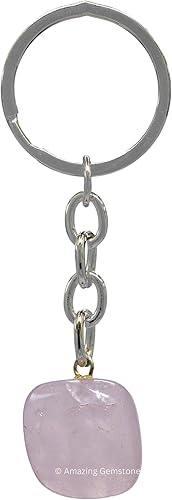 Miniatura 9 de Clear Quartz Crystal Car Key Holder - Crystals and Healing Stones Car Keys Keychain for Gift for Christmas Stockings Stuffers for Women Men Teen