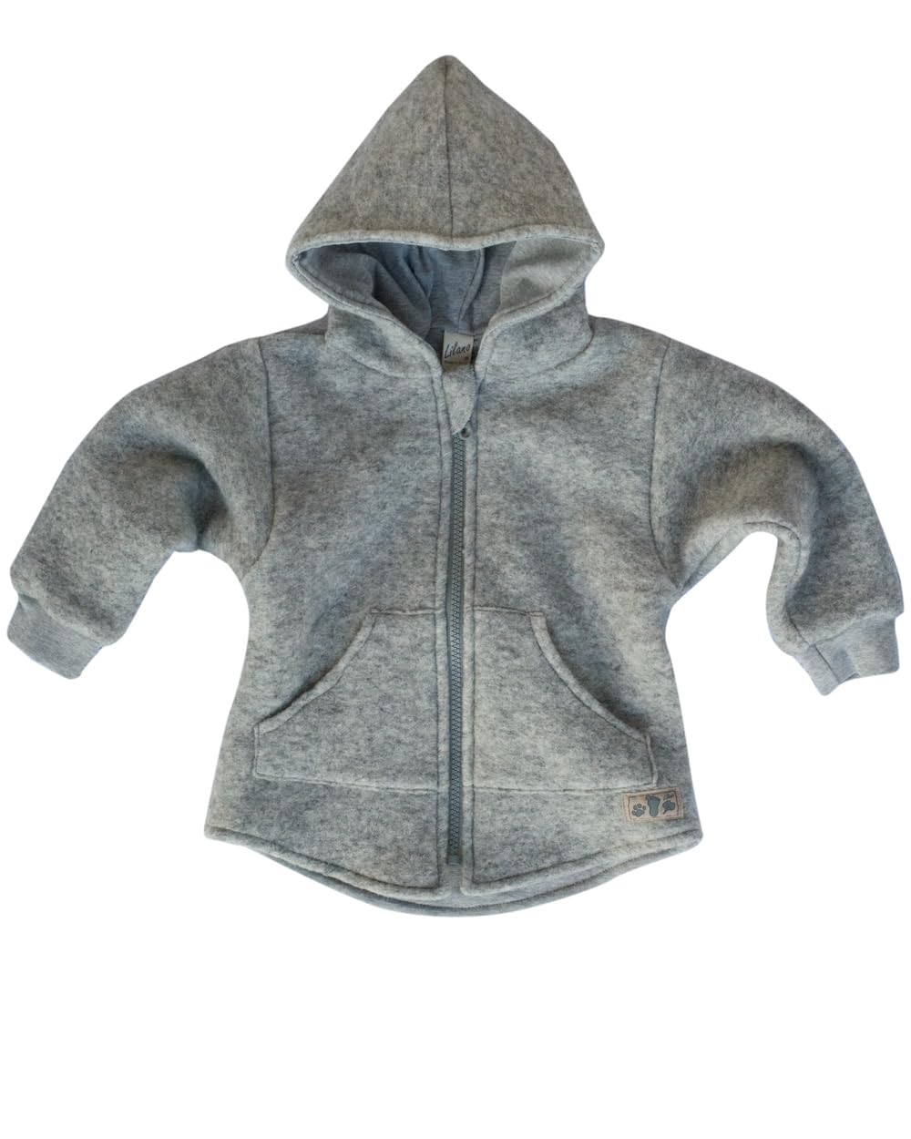 Lilano, Wollfilz Outdoor Jacke mit Kapuze, 80% Wolle (bio), 20% Baumwolle (bio)