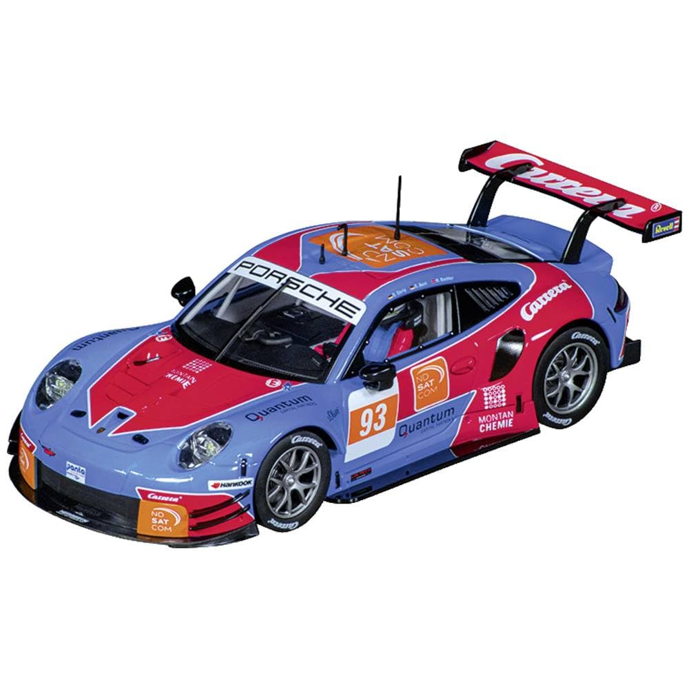 Carrera - 20023949 - DIGITAL 124 Porsche 911 RSR No.93 Slotcar Renbahn Mit Front-, Rück- & Bremslicht I Mit Porsche Lizenz Ready to Race I Maßstab 1:24 I Individuell Codierbar