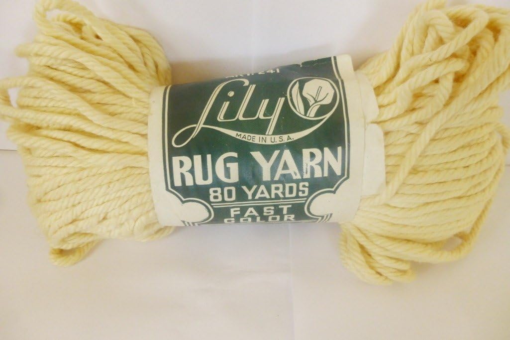 Lily Cream (White) Cotton Rug Yarn - 80 Yards