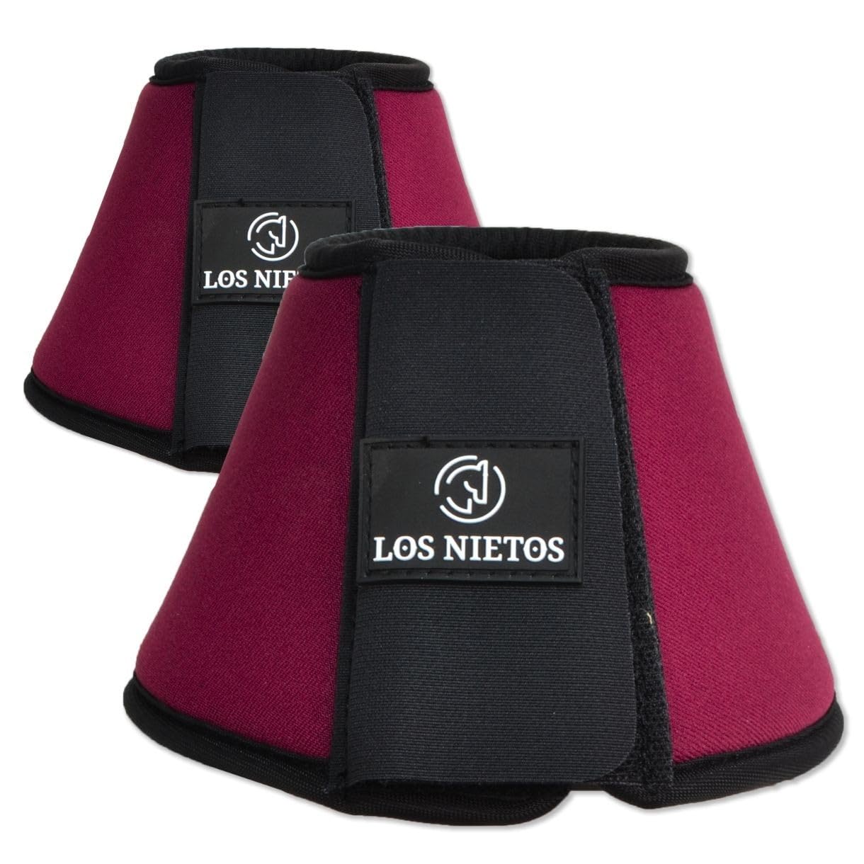Campanas Softopren Los Nietos Dressage | Talla L | Color Burdeos | Equipamiento para el caballo | Producto de Guarnicionería | Tradición artesana | Los Nietos