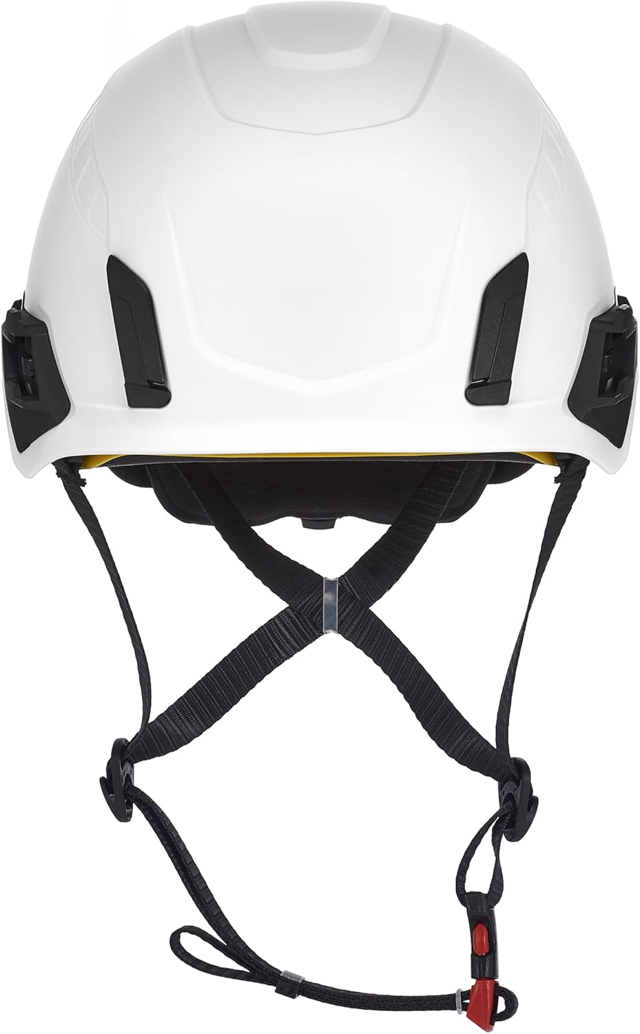 MSA V-Gard H2 Pro Safety Type 2 Helmet with Comfortable Fas-Trac III Ratchet Suspension |Push-Button Accessory Rail and Universal Lighting Clips | MIPS® Protection System | Standard Size