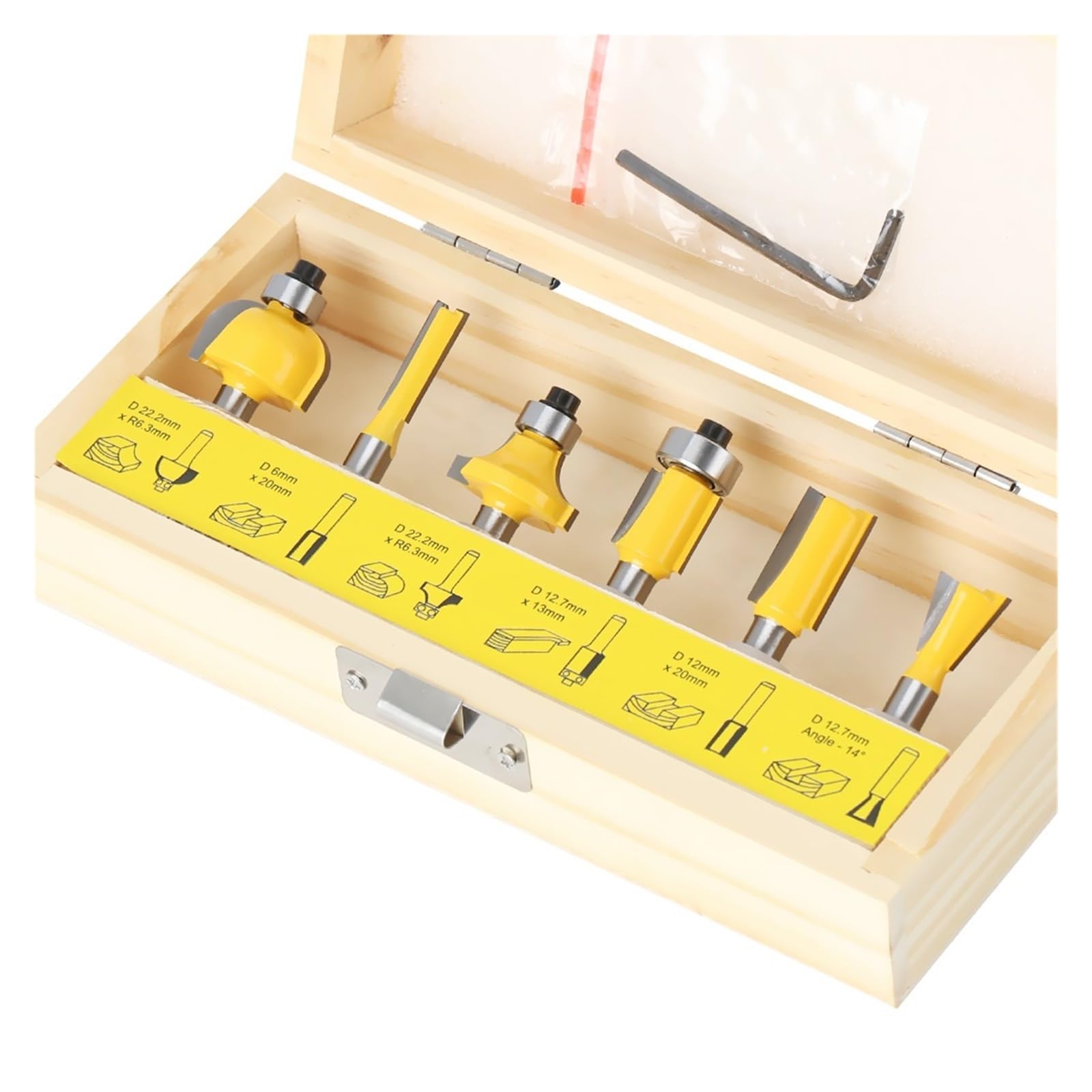 Lot D'embouts De Routeur Craftsman – Étui Orange – Occasion