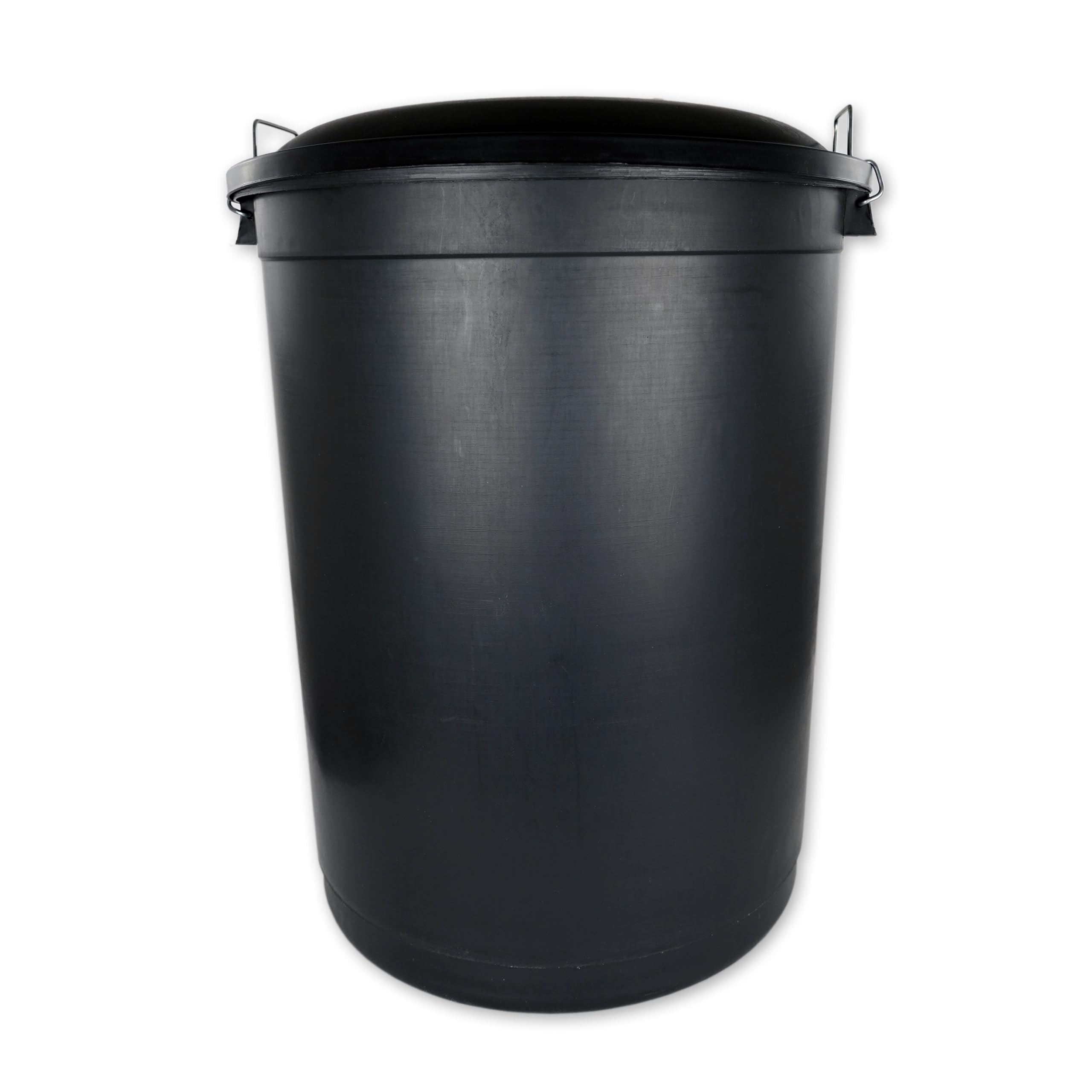 Pamex Poubelle avec couvercle Capacité : 100 litres. Spécial extérieur 100 litros Noir
