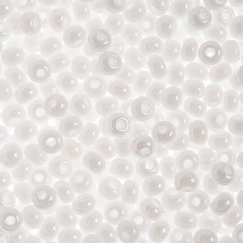 Miniatura 51 de John Bead Czech Glass Seed Beads 6/0 Ruby Silver Lined Beads for Jewelry Making Crafts, 23g Vial