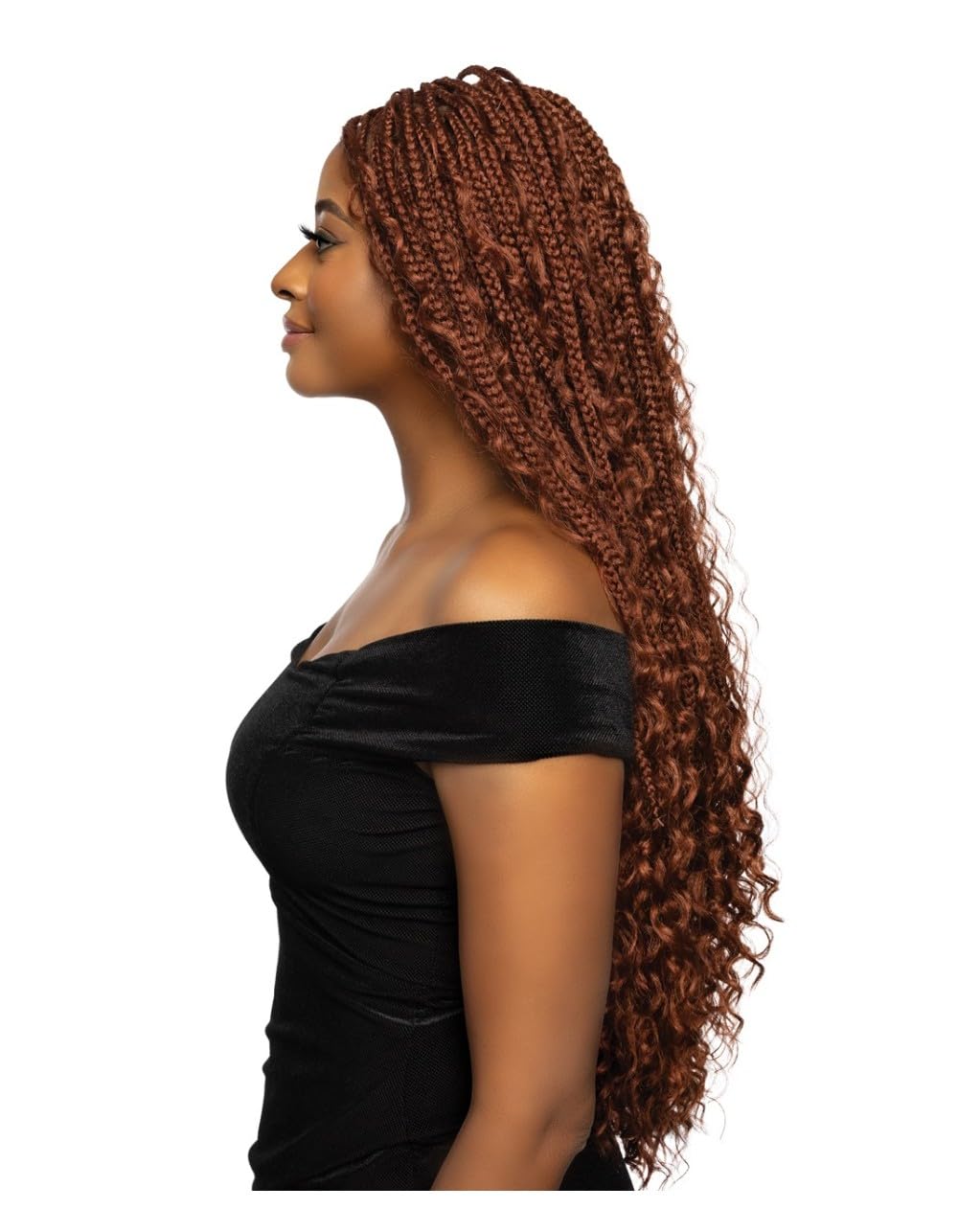 Mane Concept Red Carpet Synthetic HD Lace Wig - RCHB208 13x4 FREE PART BOHO BOX BRAID 30" (1)