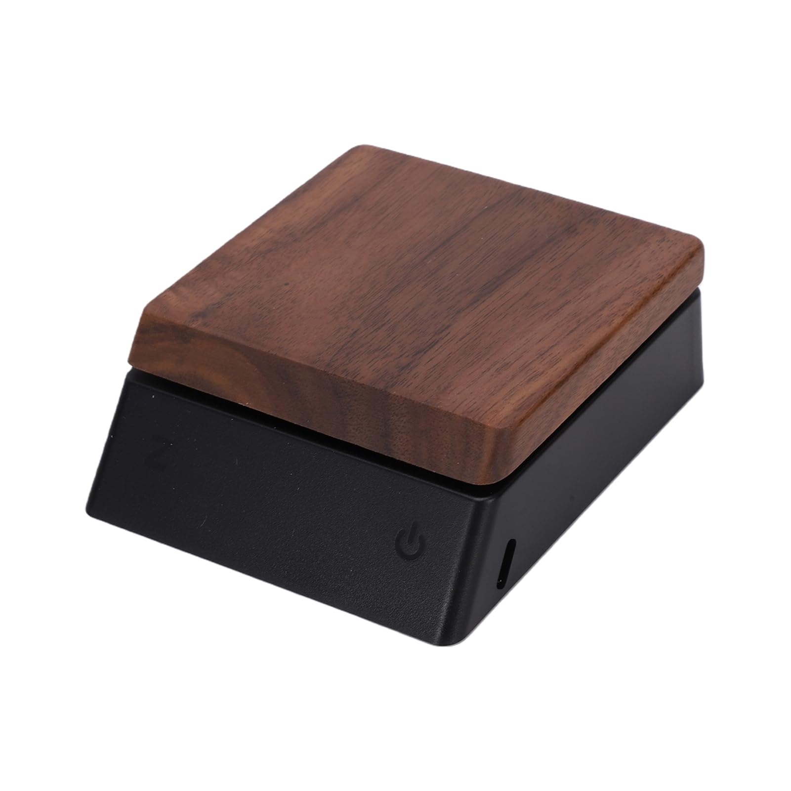 Báscula de Madera de Nogal para Cocina, Balanza Digital con Precisión de 0,1g, Capacidad de 1kg y Pantalla Táctil LCD para Café, Té, Cocina y Preparación de Cerveza