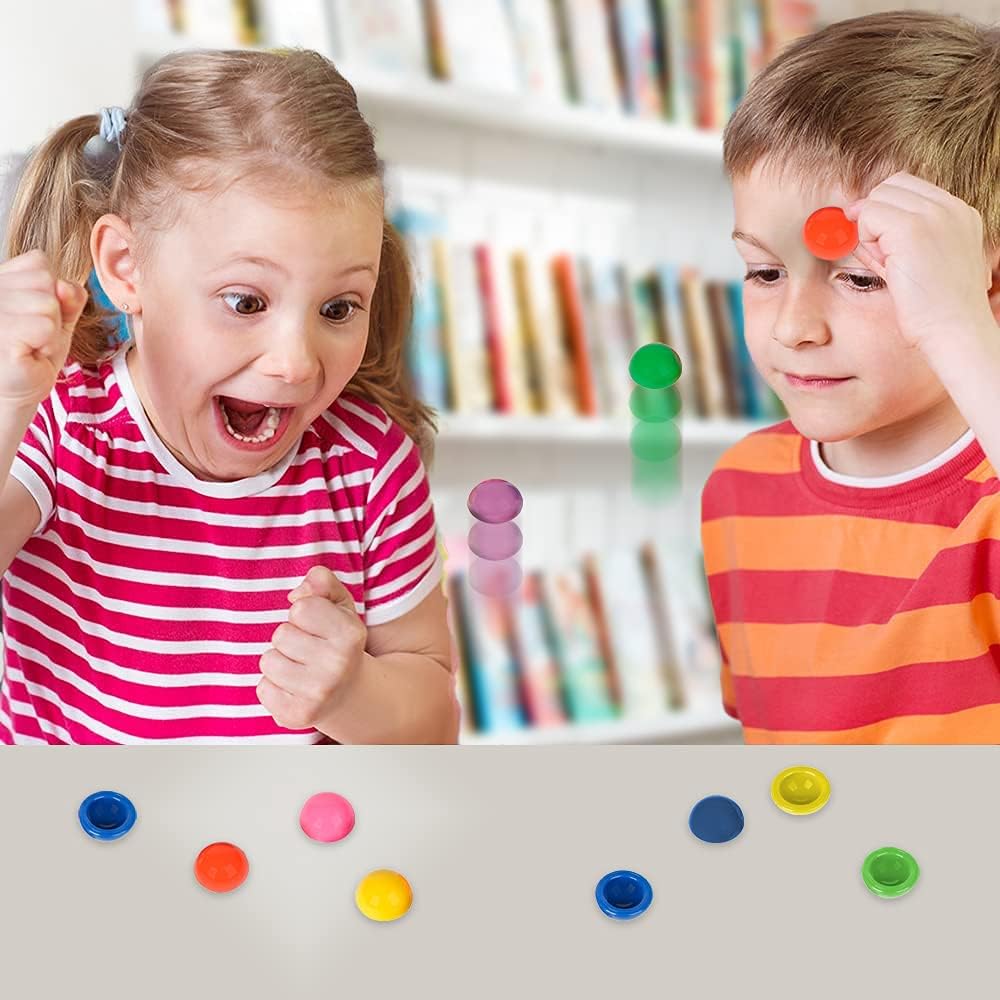 ArtCreativity 1 Inch Mini Poppers, Bulk Pack of 144, Pop-Up Half Ball Toys in Assorted Colors, Old School Retro 90s Toys for Kids, Birthday Party Favors, Goodie Bag Fillers for Boys and Girls