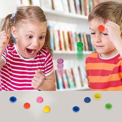 Miniatura 6 de ArtCreativity Mini Poppers de 1 pulgada, paquete a granel de 144, juguetes de media bola emergentes en varios colores, juguetes retro de los años 90