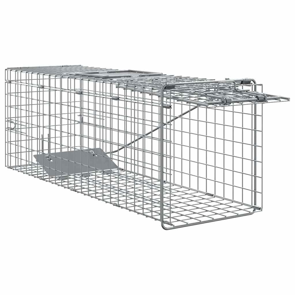 Genérico Trappola per Animali Antracite 61 x 20 x 21.5 cm Acciaio,Antracite,1.889kg,42017312