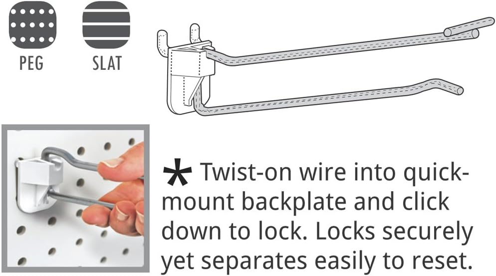 Azar 701242 12" Flip Scan Quick Back (0.212" Diameter), 50 Pack