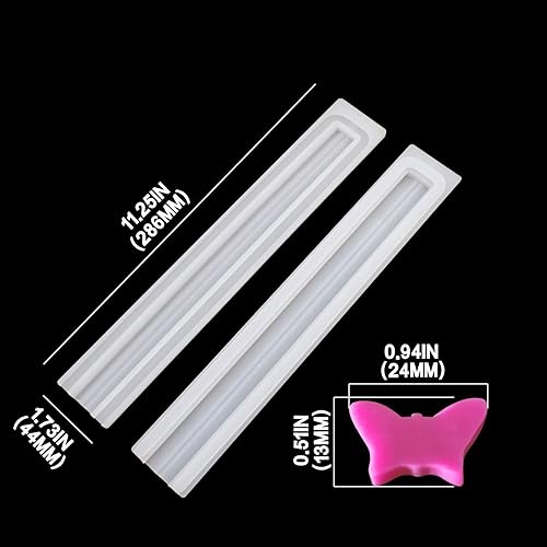 Miniatura 8 de Columna de tubo de pájaro Molde de jabón de silicona Vela Molde de pastel de caramelo de chocolate Insertar suministros para hacer jabón