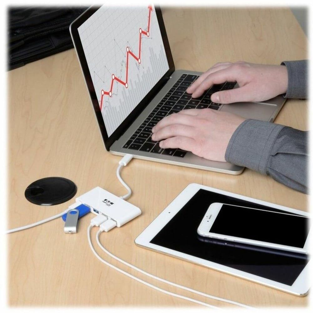 Amazon.com: Tripp Lite 4-Port USB 3.1 Gen 1 USB-C to USB-A