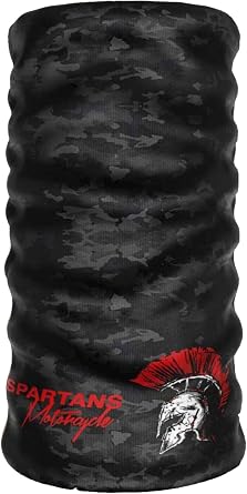 e tactical   DeBuff Collar Spartans Motocycle Buff Neck Collar Bandana Balaklava