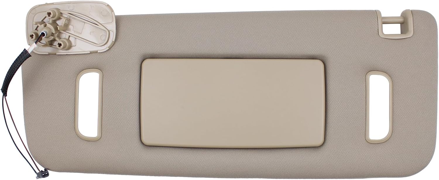 ApplianPar Brown Left Driver Side Sun Visor for Silverado Sierra Yukon 1500 2500 3500 Tahoe Regal TourX Escalade Avalanche Suburban