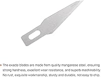 Vista 5 de HARFINGTON 100 cuchillas de repuesto para cuchillos Exacto #11, cuchillas de repuesto de precisión Exacto, cuchillas de repuesto para bricolaje
