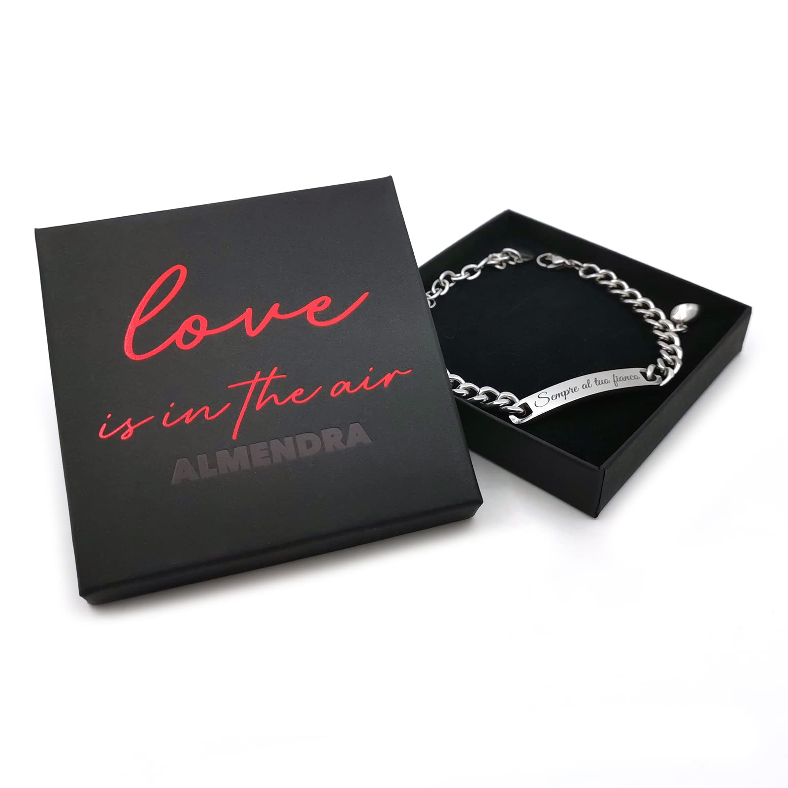 Bracciale coppia lui lei coordinate geografiche personalizzato uomo donna primo bacio con rigido acciaio personalizzabile regalo scritta nome fidanzati braccialetti San Valentino