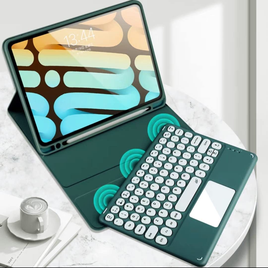 Coque Clavier Pour Ipad 10.9" Air 5E Gén 2022,Étui Avec Pen Holder Pour Ipad Pro 11" 2022-2021