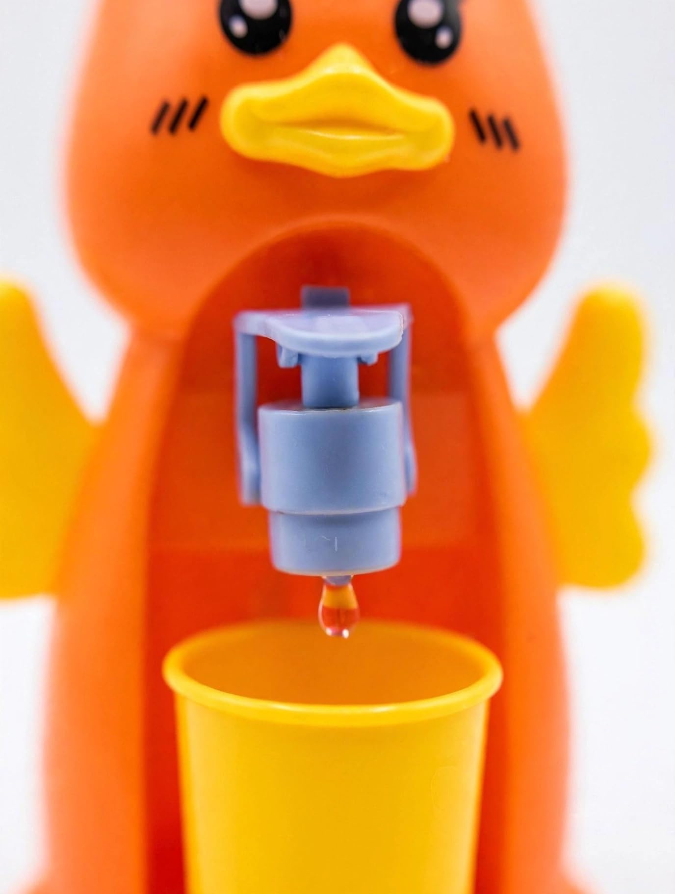 Orange Duck Mini Water Dispenser Toy, 350ml, for Ages 3+ | BPA-Free Non-Toxic, Press-Down Dispenser, Develops Motor Skills, Lightweight 300g, 22 cm Height-image-45