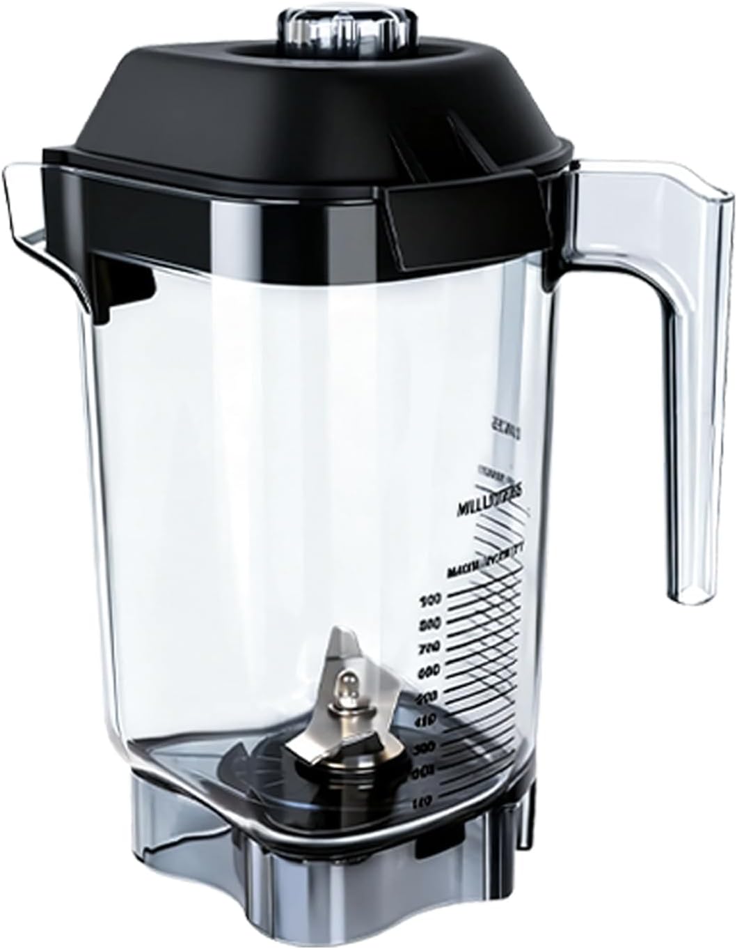 Blender Pitcher 48 oz Compatible with 36019 VM0145 VM0100A 15978 16016 58991 Commercial Blender, Blender Replacement Pitcher Cup Jug Jar is a 3-sided Container - 5YR Replacement Parts