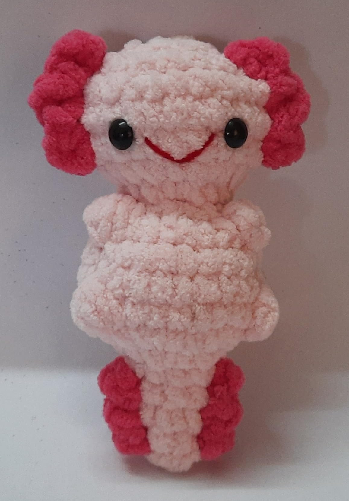 Crochet Artwork Amigurumi Handmade Soft Plush Sea Animals Axolotl