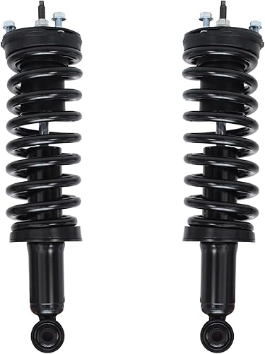 Miniatura 434 de Detroit Axle - Kit de suspensión delantera de 10 piezas para Chevy Aveo Aveo5 Pontiac G3 Wave 2 Ready Struts Assembly 2 Enlaces de barra
