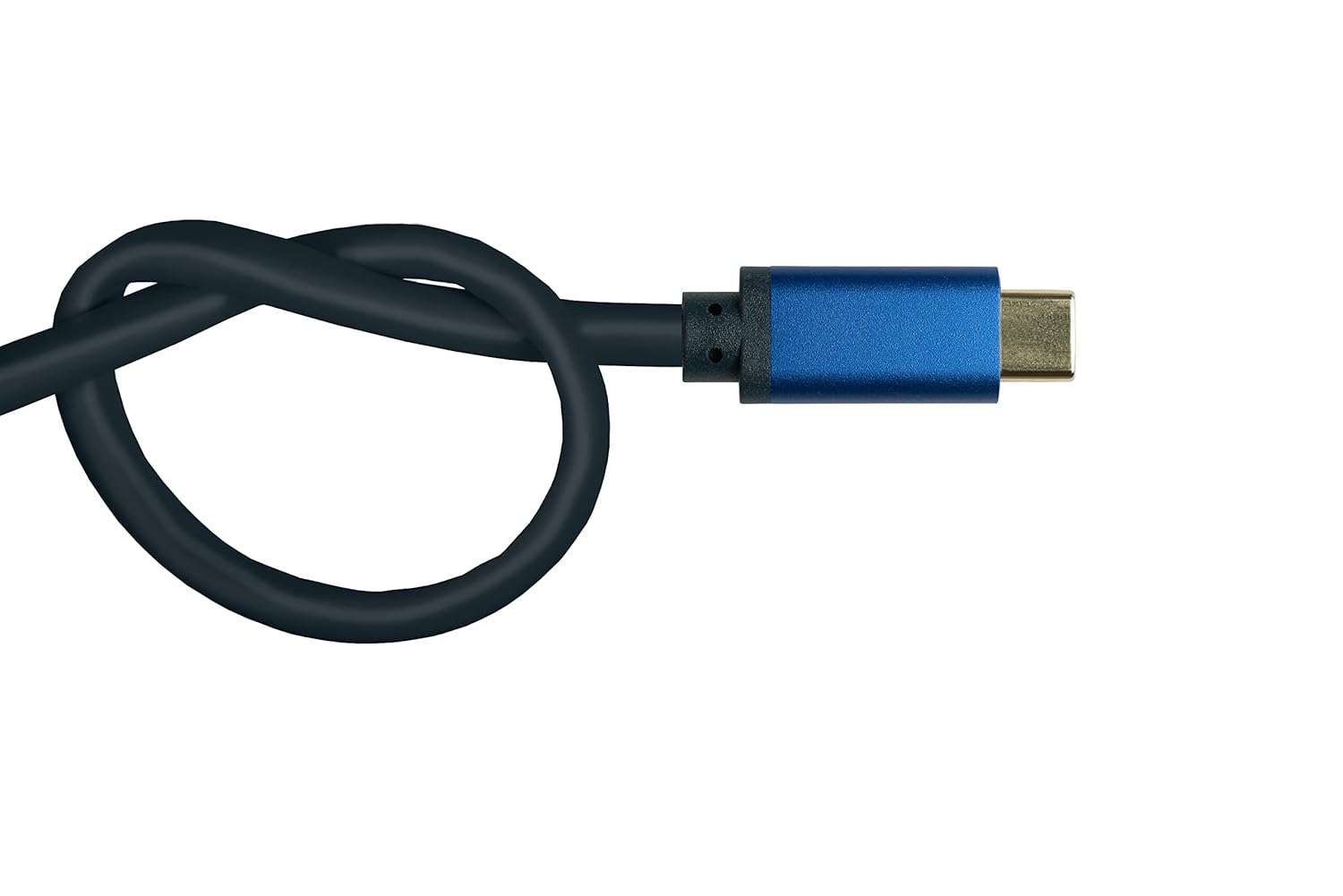 Good Connections® SmartFLEX USB C to DisplayPort 1.2 Cable - 4K UHD @ 60Hz - Copper Conductor Aluminium Housing - Highly Flexible - Dark Blue - 1 m