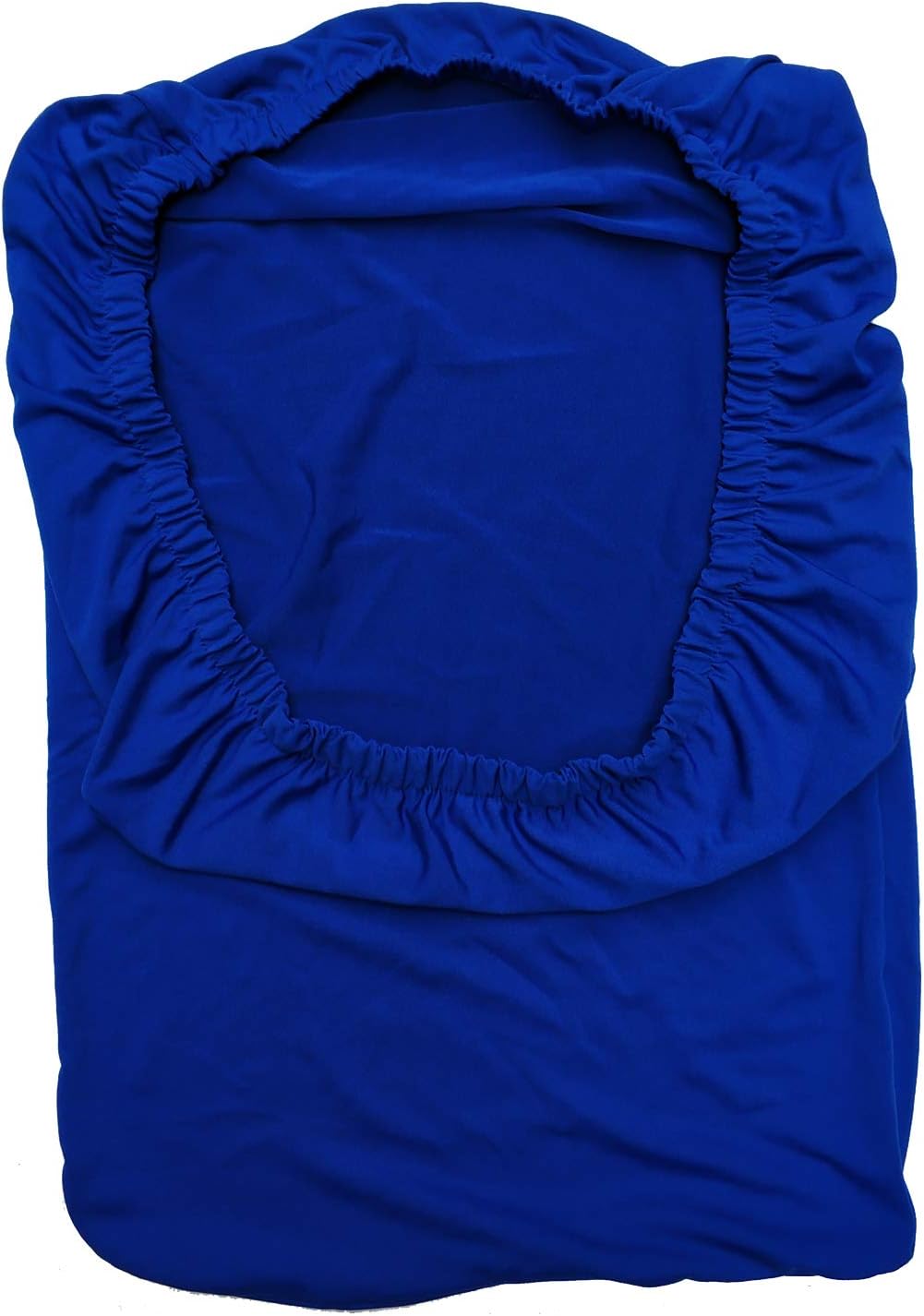 Spandex Fabric Stretch Removable Washable Dining Room Chair Cover Protector Seat Slipcovers (Royal Blue, 8)