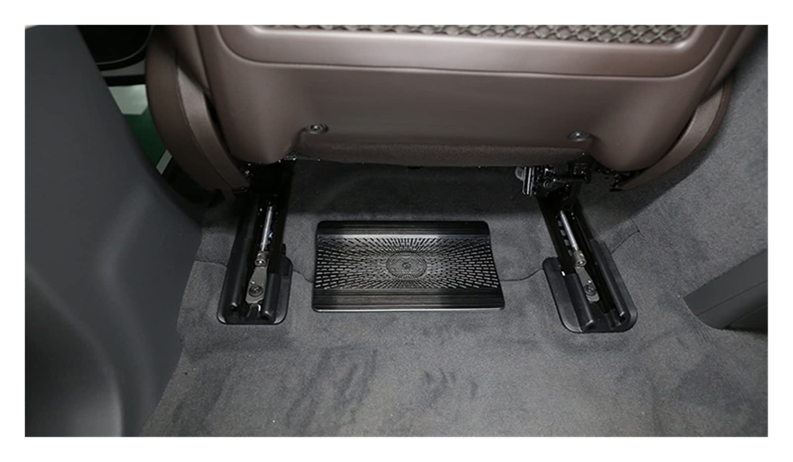 YINGO 2 Sztuk Steel Nierdzewna Siedzisko pod powietrznikiem Outlet Ramka Wykończenia Akcesoria samochodowe Kompatybilny z Mercedes Benz GLE GLS 350 400 W167 X167 2020(Silver)