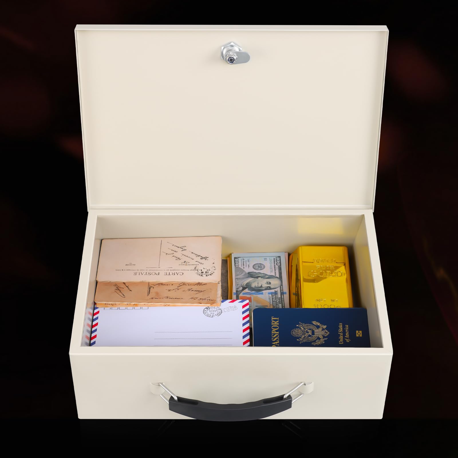 Xydled Fire Resistant Safe Fire Safe Box With Key France - View #11