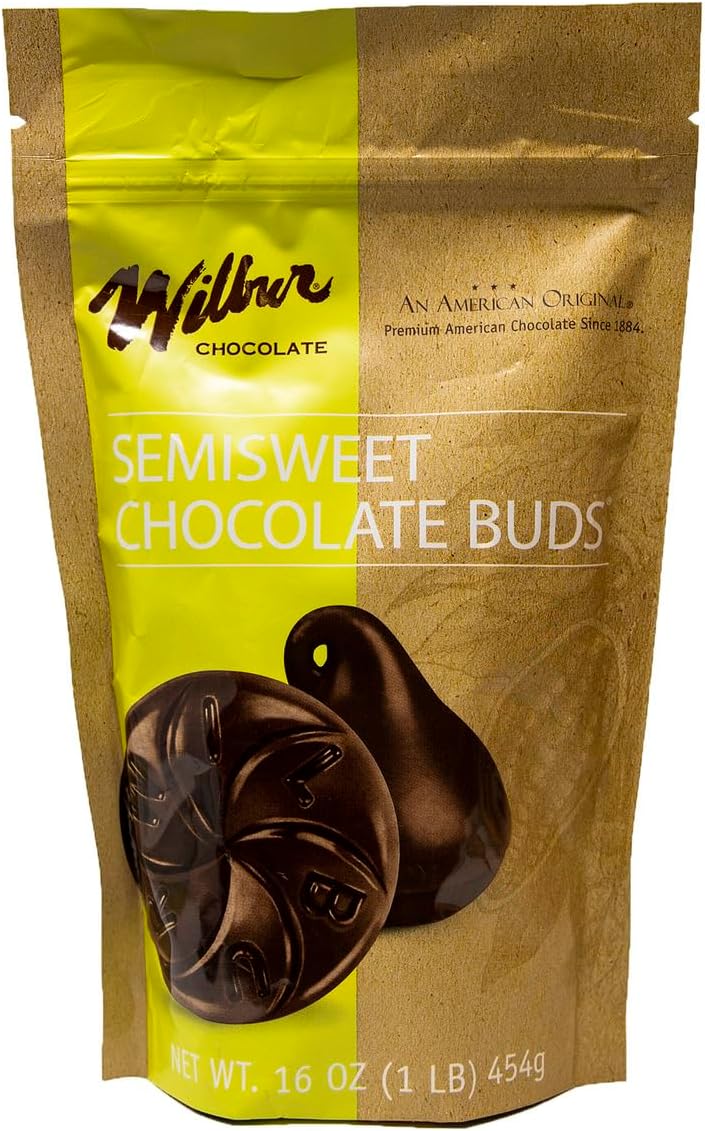 Wilbur Buds Dark Semi Sweet Chocolate 16 oz. (1 lb.) #19032-2