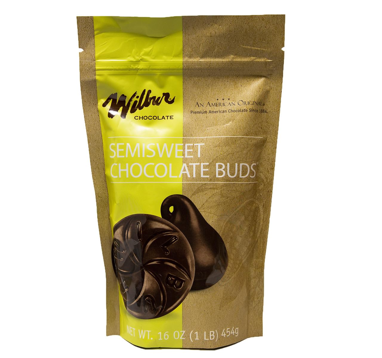 Wilbur Buds Dark Semi Sweet Chocolate 3-1 Lb Bags.