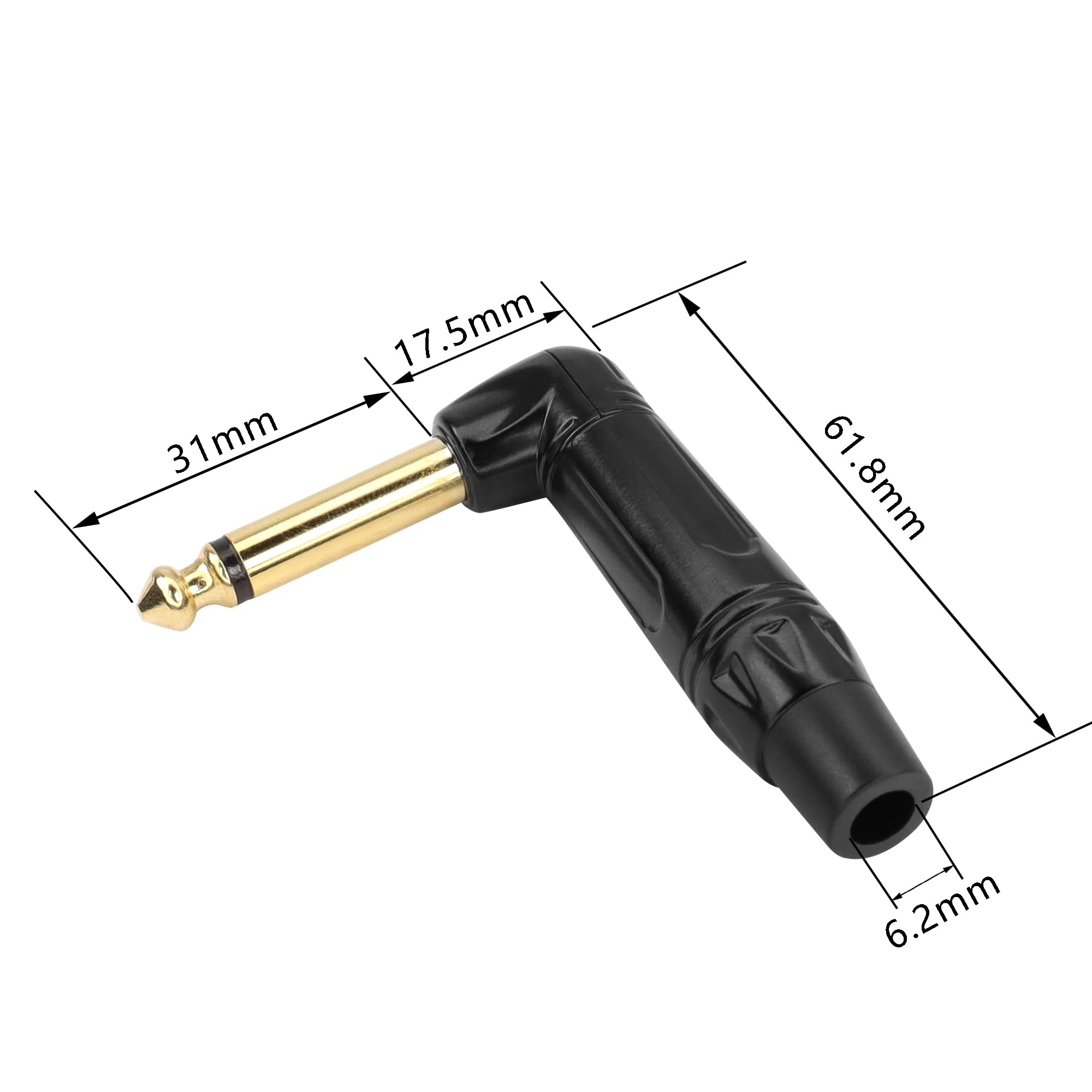 Audio Ad Angolo Retto - Adattatore Jack Da 90 Gradi, Connettore - Foto 11