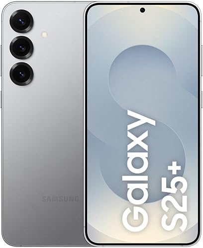Samsung Galaxy S25+ AI Smartphone with Galaxy AI, Android Mobile Phone without Contract 12GB RAM, 256GB Memory, 50MP Camera, Silver Shade - 1