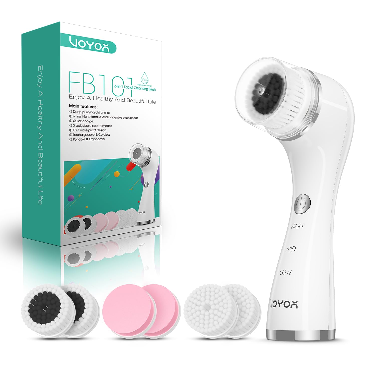 VOYOR Facial Cleansing Brush Electric