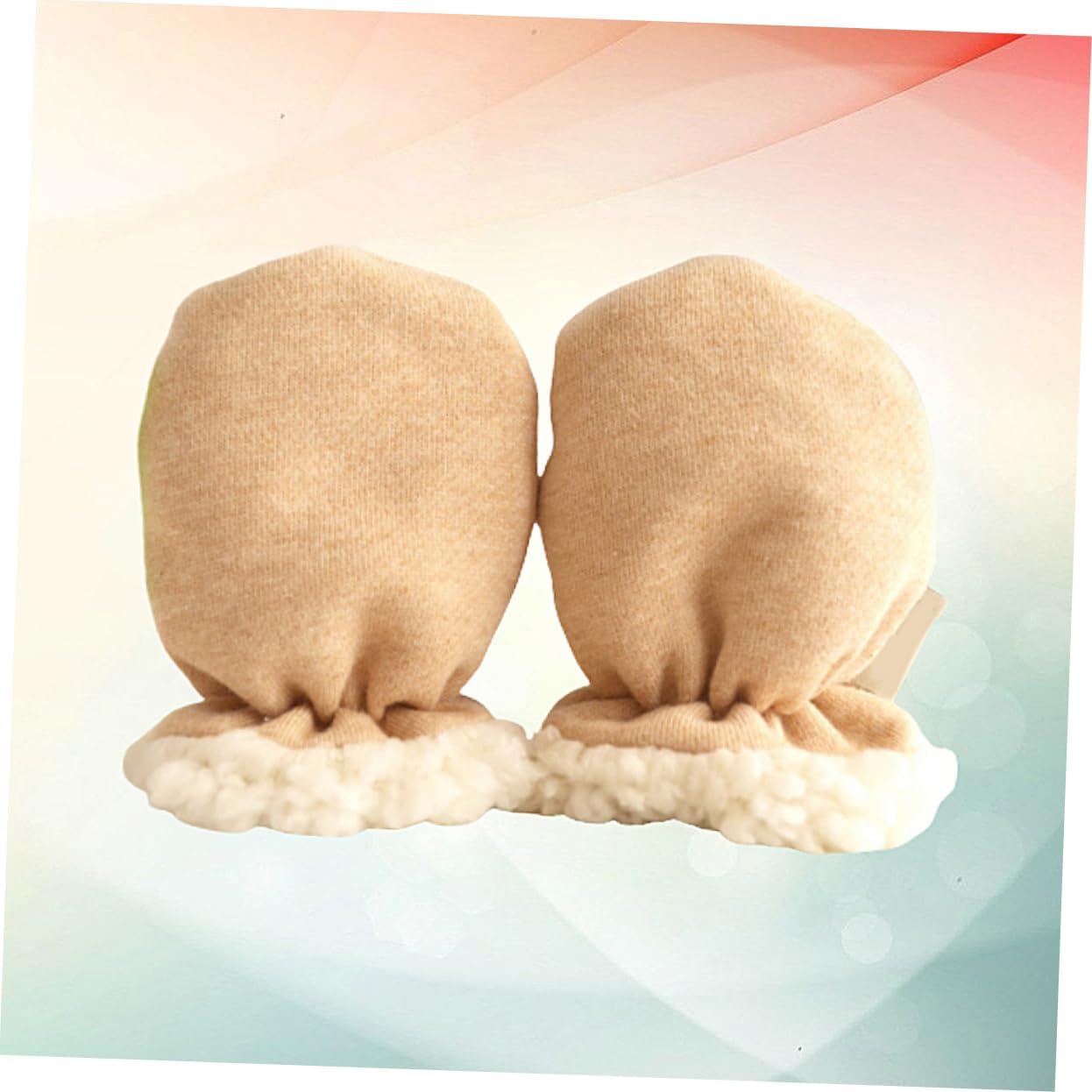 Baby Winter Gloves Berber Fleece Anti Scratch Hand Covers for Girls Autumn