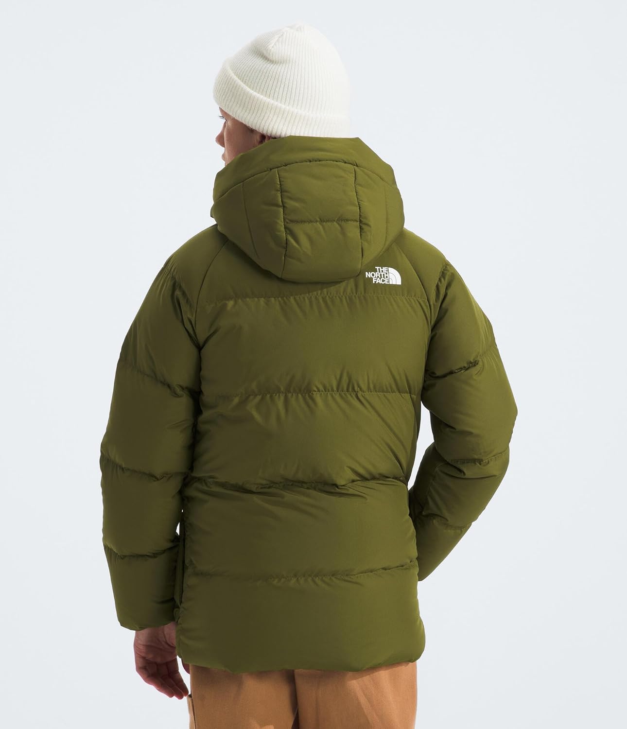 THE NORTH FACE Kids' North Down Fleece-Lined Short Parka | 600 Fill Recycled Waterfowl Down Insulated, Water Repellent - Image 2