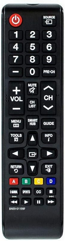 Controle remoto universal para todos os televisores Samsung, substituição para todos os televisores LCD LED HDTV 3D Smart Samsung