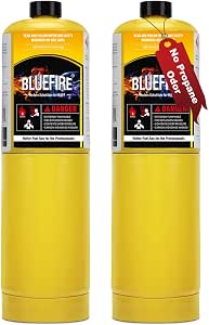 BLUEFIRE MAP MAPP Gas Torch Style Cylinder 14.1 oz 99.9