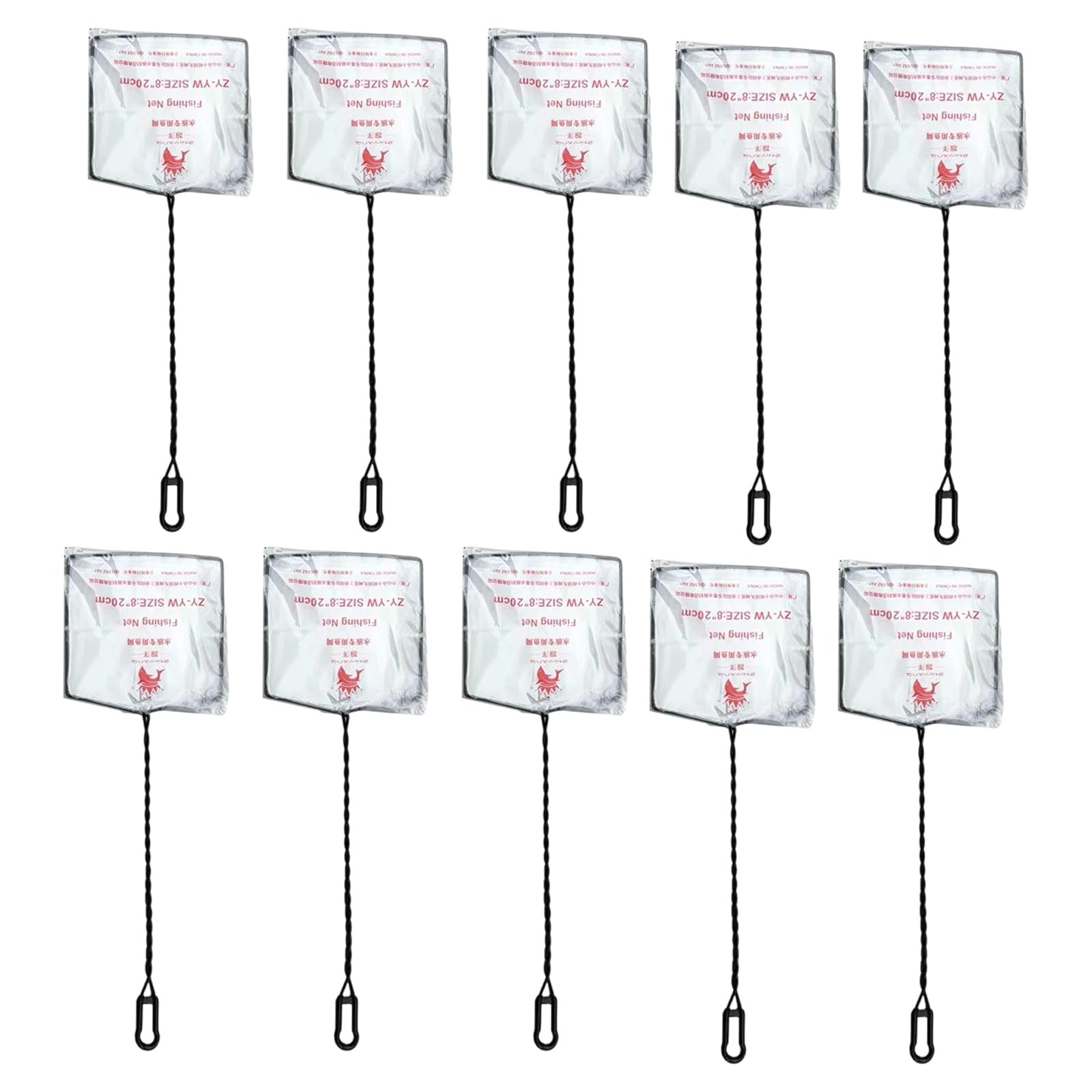 Paquete De 10 Cucharas Limpieza Fina Profesionales para Acuarios Red Peces Varias Ocasiones Hogar Y Oficina Peceras Acuarios Receptor Peces