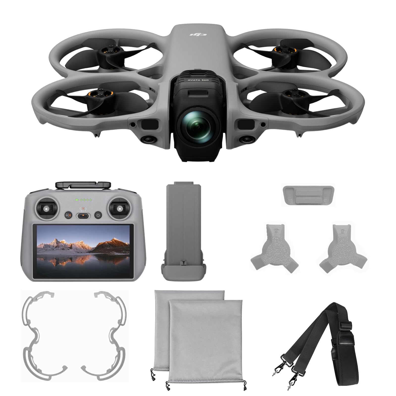 DJI Avata 360 (RC 2), 8K 360° Camera Drone with Protection Kit