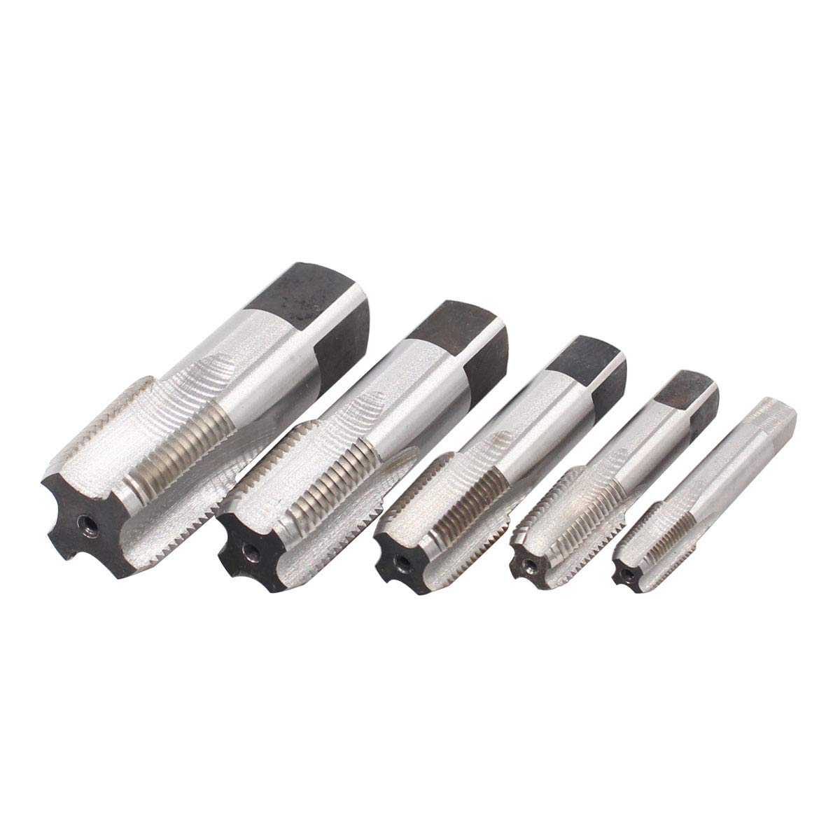 Best Seller XtremeAmazing Set of 5 HSS NPT Pipe Tap Set 1/8, 1/4, 3/8, 1/2 and 3/4 Inch