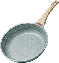 Moniss Frigideira de indução frigideira Maifan pedra antiaderente frigideira de rolo de ovo frigideira com cabo de madeira frigideira de omelete para bebê crianças comida cozinhar