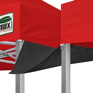 Eurmax USA 10ft Rain Gutter for Instant Pop Up Canopy, Canopy Tent Drainage Accessory, Easy to Attach Canopy Rain Gutter Black