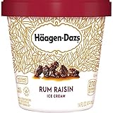 Haagen-Dazs, Rum Raisin Ice Cream, 14 fl oz (Frozen)