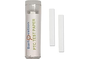 100 Phenylthiourea PTC Gene Taste Test Paper Strips in Vial